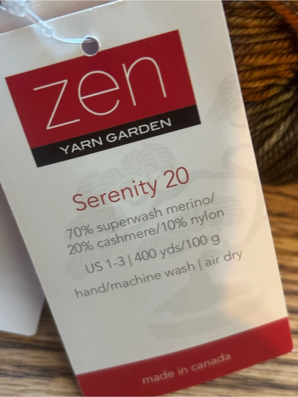 Zen hand dyed